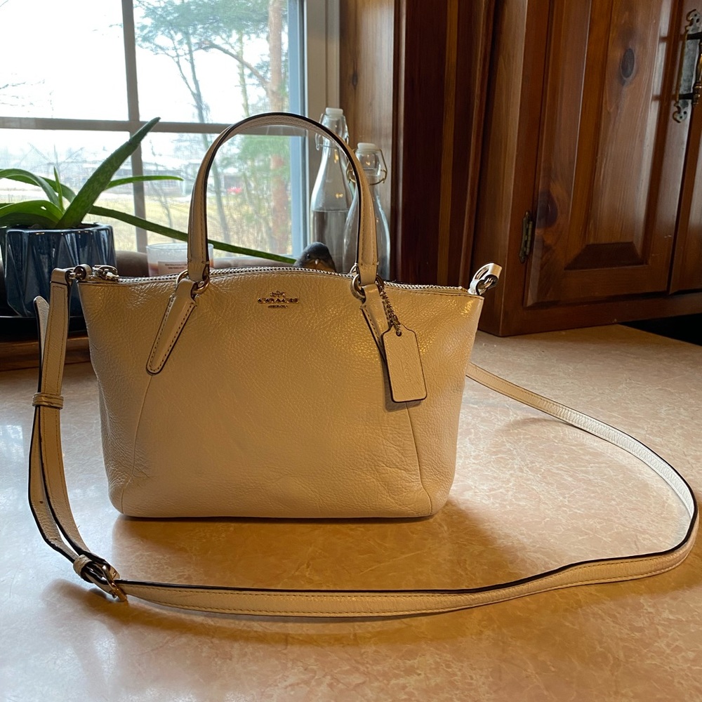 Coach Pebble Leather Mini Kelsey Crossbody Bag